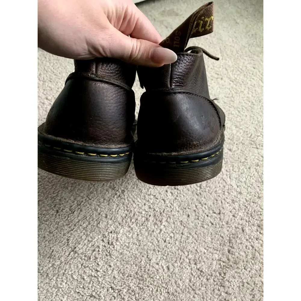 Dr Martens Sussex Brown Leather Chukka Boots Size 9 Mens - Picture 4 of 9